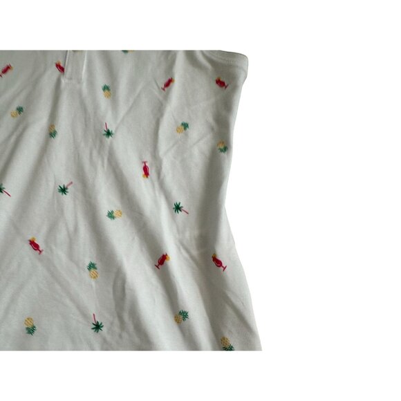 TOMMY BAHAMA Everyday Active Tropical Cocktail Print Polo Tank Top Size M NEW NW - Picture 6 of 6